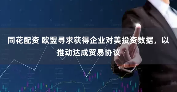 同花配资 欧盟寻求获得企业对美投资数据，以推动达成贸易协议